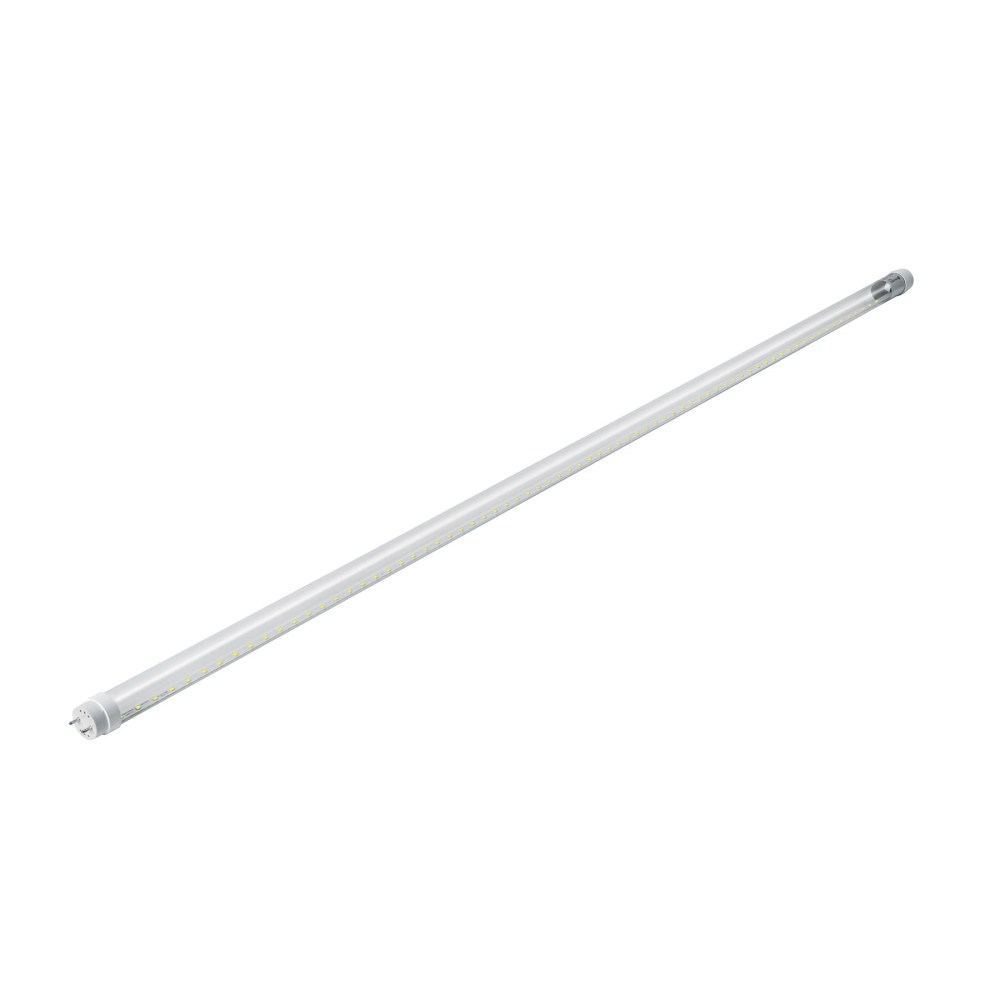 Tubo LED T8 18W G13, 6500K blanca fría, transparente, BASIC LED-T818V