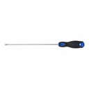 Desarmador de cruz 1/8' x 4' mango Comfort Grip, PRETUL DP-1/8X4BP