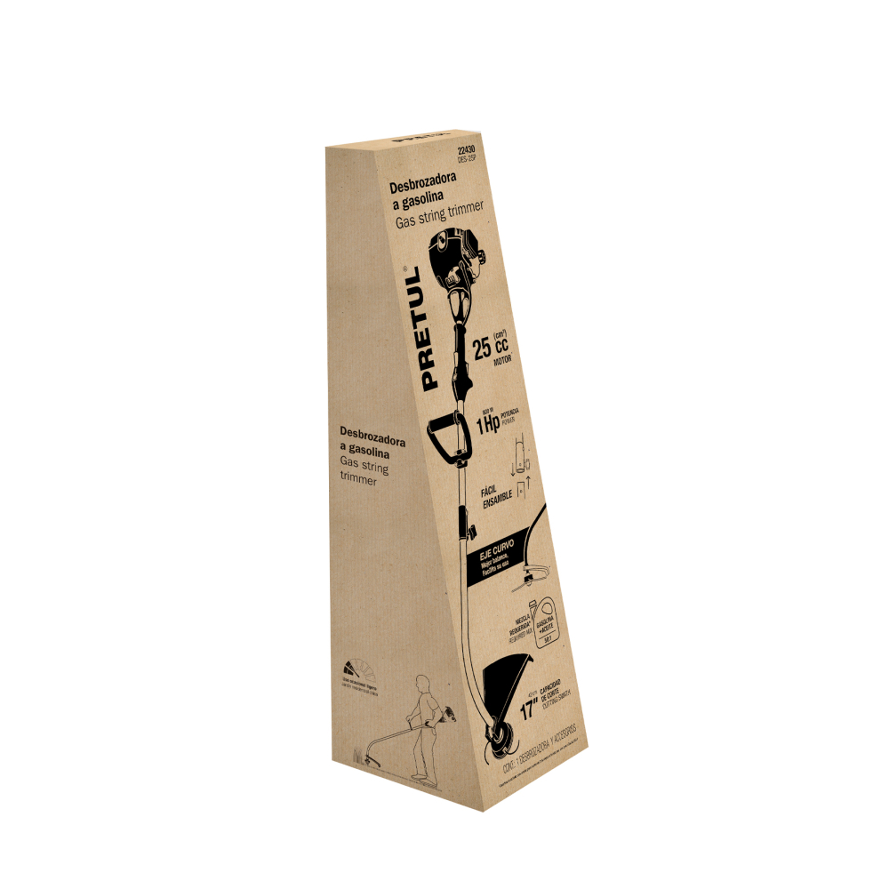Caja de empaque de repuesto para DES-25P, PRETUL CJ-DES-25P