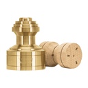 Plomada de latón 16 oz tipo Guatemala, TRUPER PLOM-16G