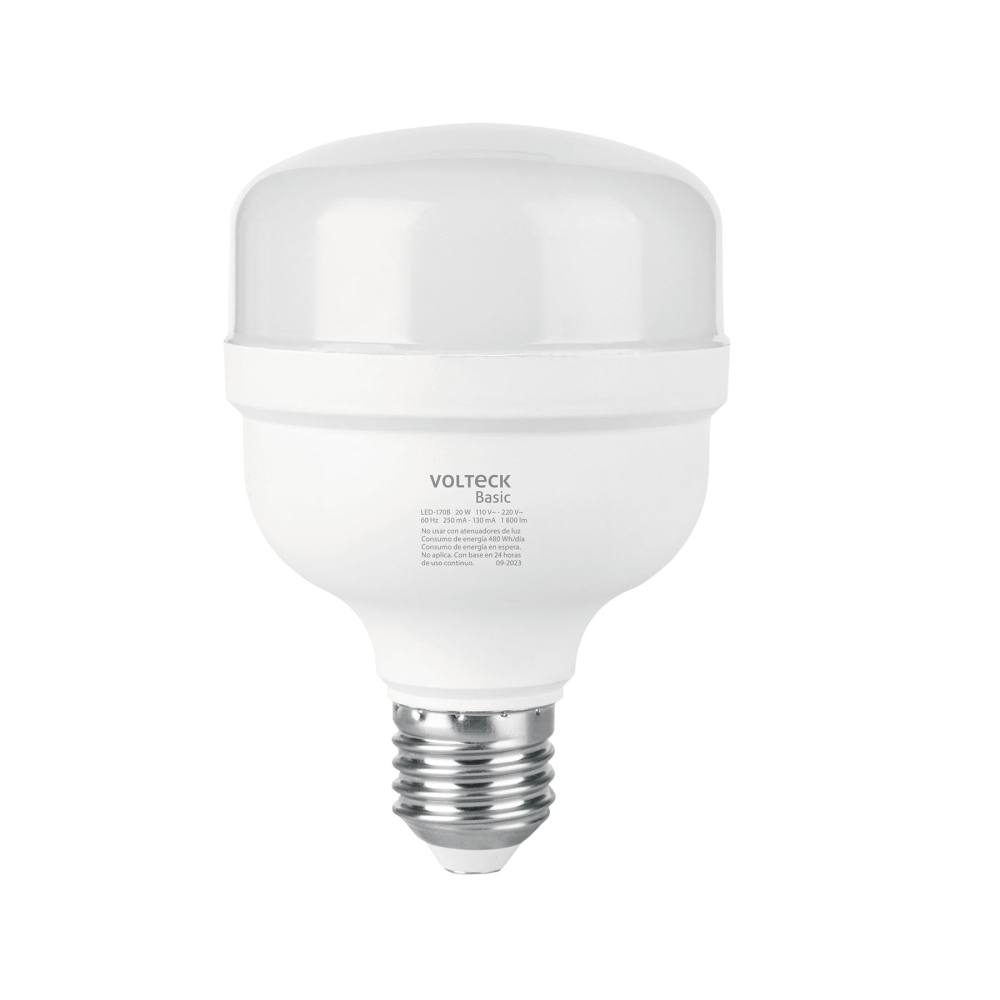 Foco LED alta potencia 20W (170W) 6500K blanca fría, BASIC LED-170B