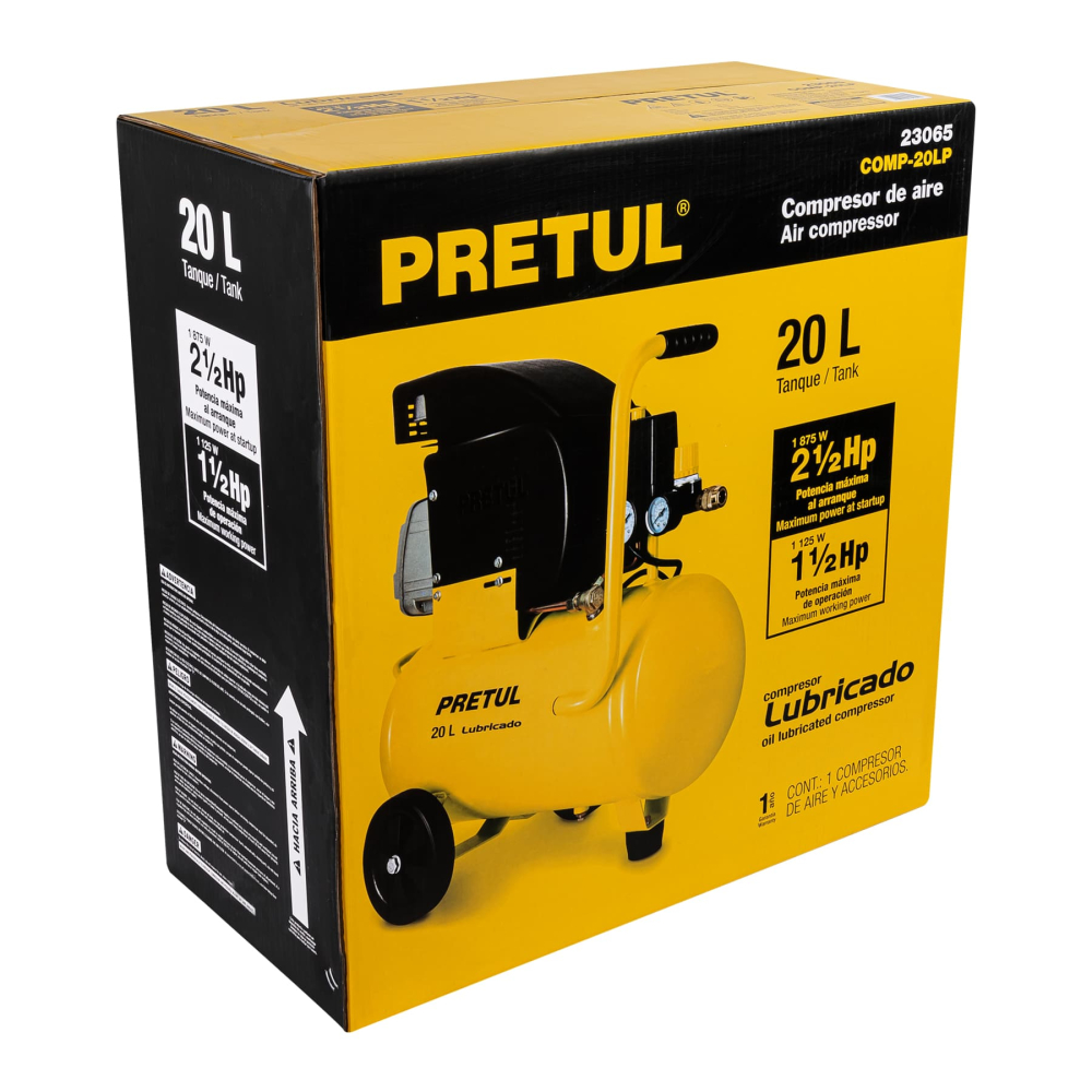 Caja de empaque de repuesto para COMP-20LP, PRETUL CJ-COMP-20LP