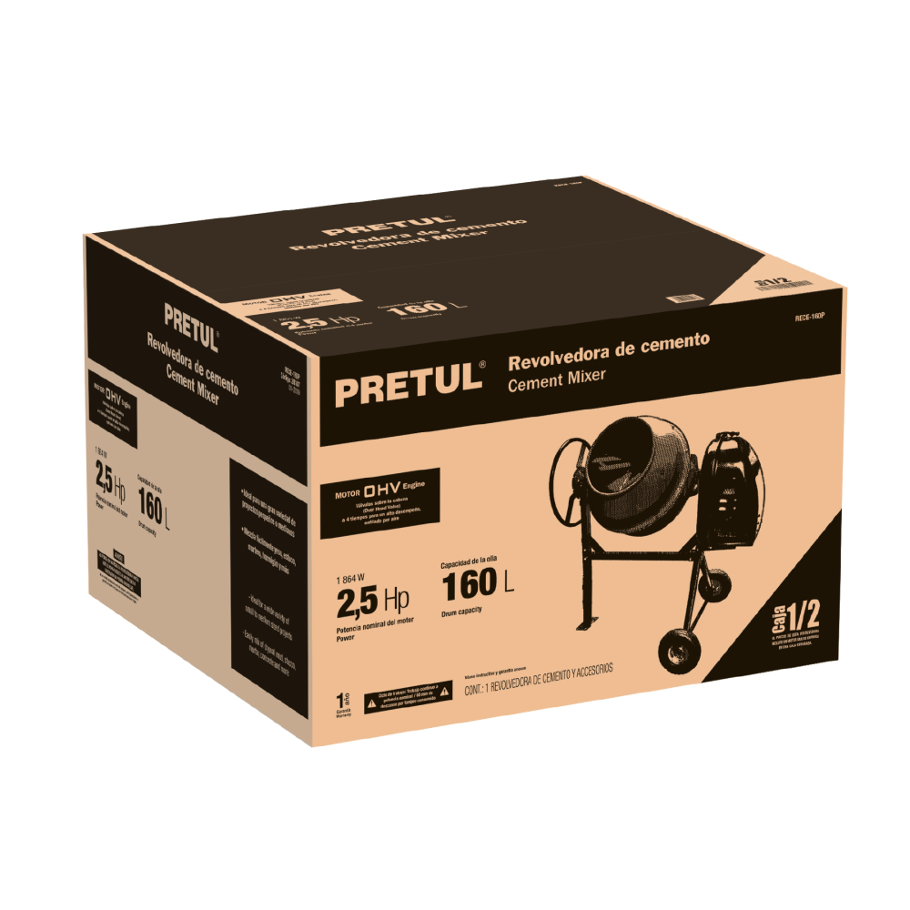 Caja de empaque de repuesto p/accesorios RECE-160P, PRETUL CJ-RECE-160P-2