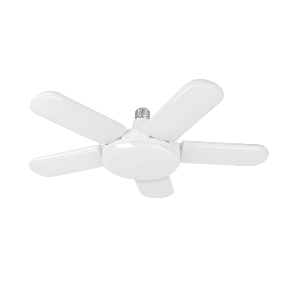 Lámpara LED 50W tipo ventilador, 5 aspas ajustables, VOLTECK LED-550V