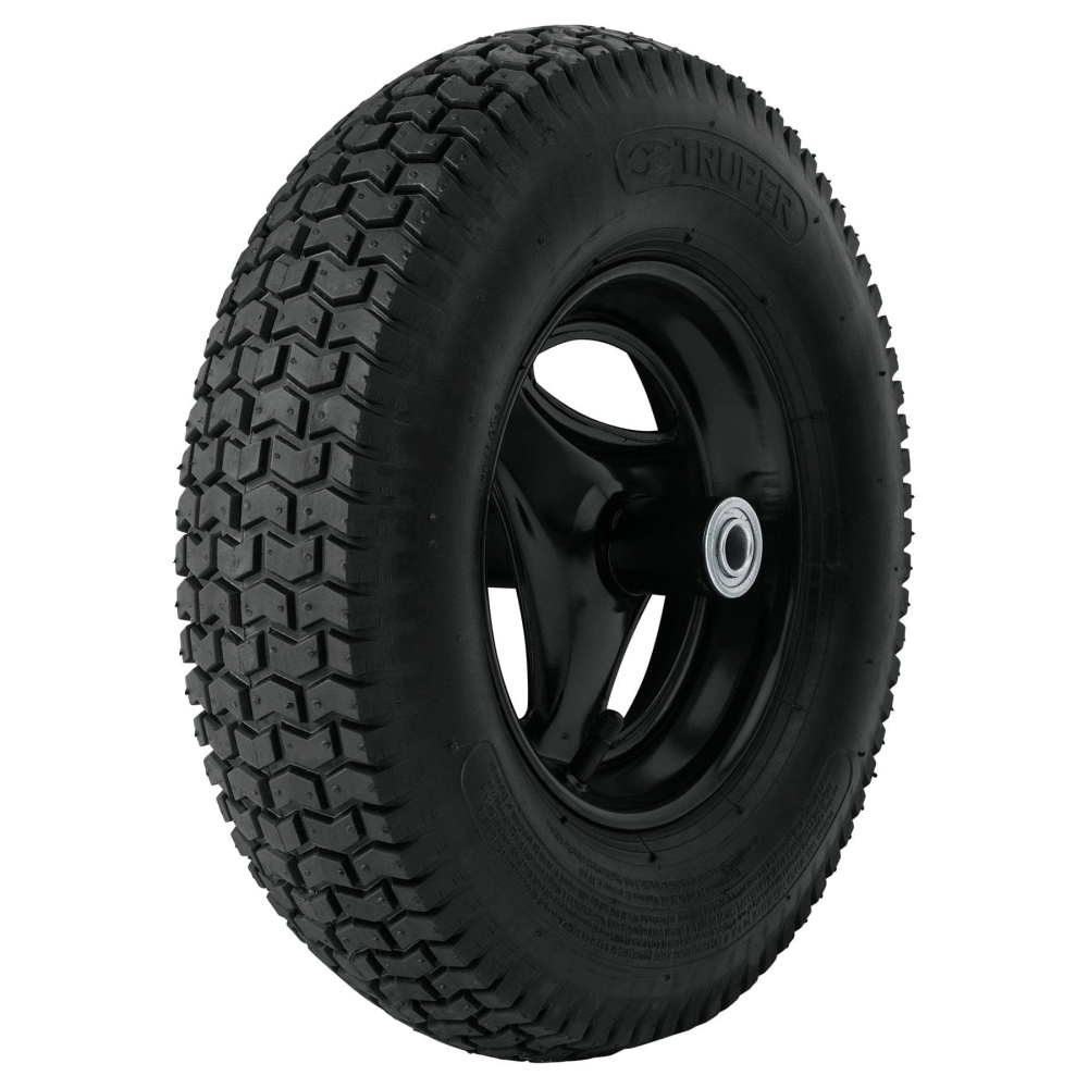 Llanta completa neumática 16', incluye eje y baleros RN