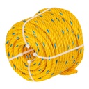 Metro de cuerda amarilla de polipropileno 10 mm, rollo 22m CUE-101M