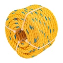 Metro de cuerda amarilla de polipropileno 11 mm, rollo 18m CUE-111M