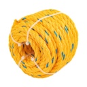 Metro de cuerda amarilla de polipropileno 13 mm, rollo 13m CUE-131M