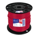 Metro de cable THHW-LS 14 AWG rojo en carrete de 500 m CAB-14R-500