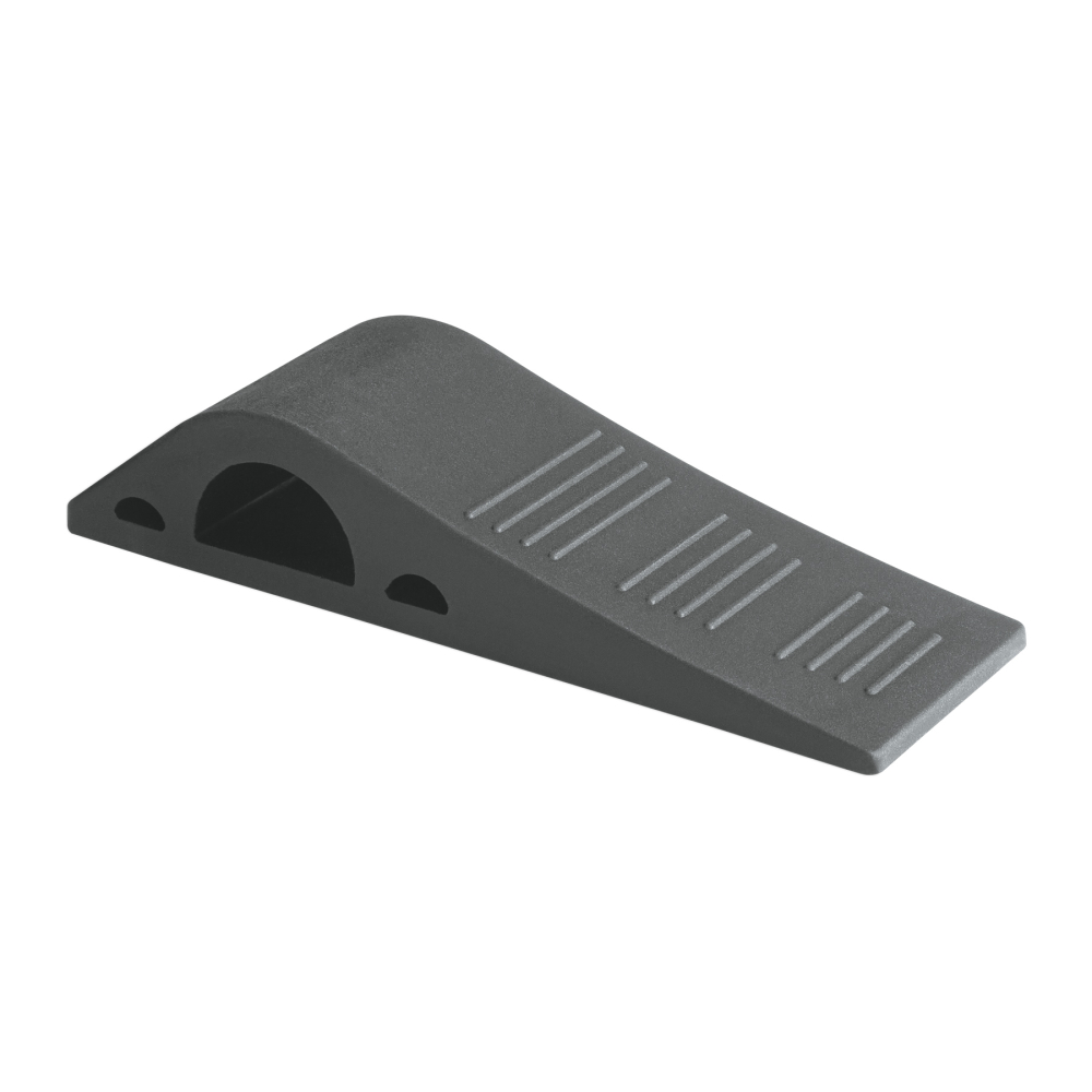 Tope tipo cuña de hule, 12 cm para puerta, HERMEX TOPU-12