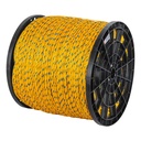 Metro de cuerda amarilla de polipropileno 6mm, carrete 960m CUE-06M