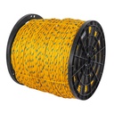 Metro de cuerda amarilla de polipropileno 8mm, carrete 640m CUE-08M