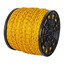 Metro de cuerda amarilla de polipropileno 10mm, carrete 465m CUE-10M