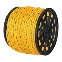 Metro de cuerda amarilla de polipropileno 19mm, carrete 208m CUE-19M