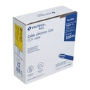 Rollo de 100 metros de cable THW CCA 12 AWG blanco, BASIC CCA-12B