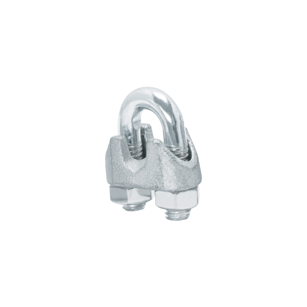 Bolsa c/40 nudos (perros) de hierro p/cable de 1/4', FIERO NUDO-1/4G