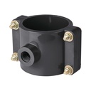 Abrazadera para toma domiciliaria PP 3' x 1/2', FOSET ATD-3