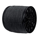 Kilo de cuerda negra de polipropileno 4 mm, carrete 20kg CUE-04NK