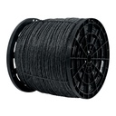 Kilo de cuerda negra de polipropileno 6 mm, carrete 20kg CUE-06NK