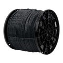 Kilo de cuerda negra de polipropileno 13 mm, carrete 30kg CUE-13NK