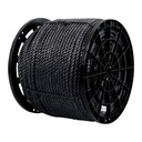 Kilo de cuerda negra de polipropileno 16 mm, carrete 30kg CUE-16NK