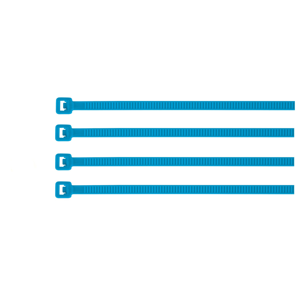 Bolsa con 50 cinchos plásticos 50 lb, 300 x 4.5 mm, azules CIN-5030Z