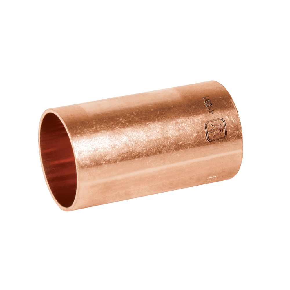 Cople de cobre 3/4', sin ranura, FOSET CC-202