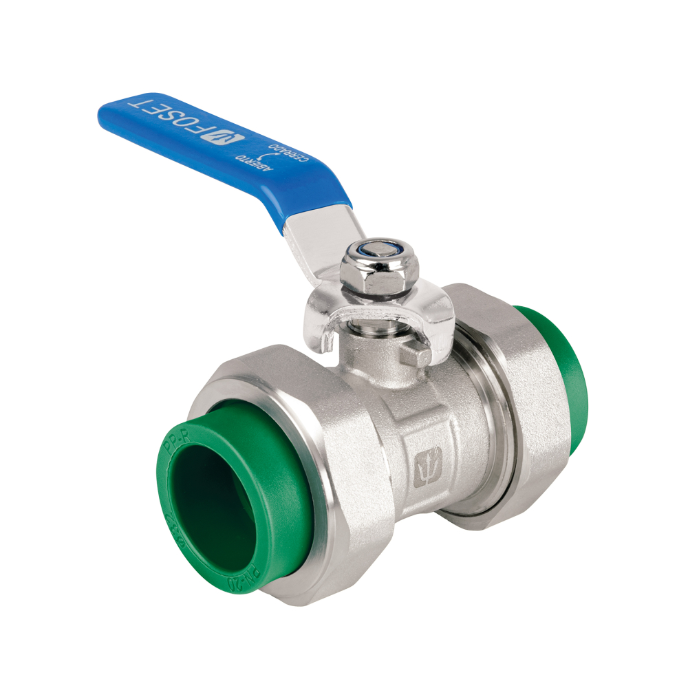 Válvula de esfera desmontable PPR, 1' (32mm), FOSET CV-ESD-1