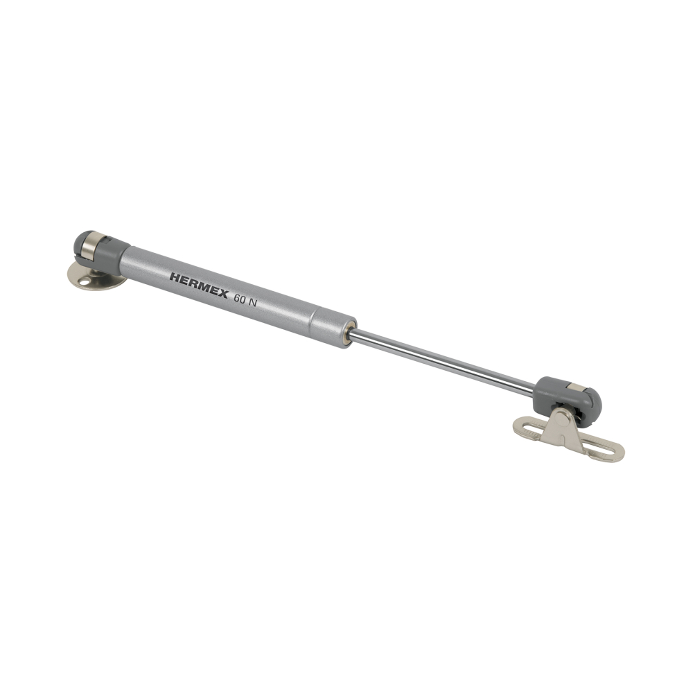 Pistón a gas con capacidad de 60 N / 6 kg, HERMEX PIGA-60