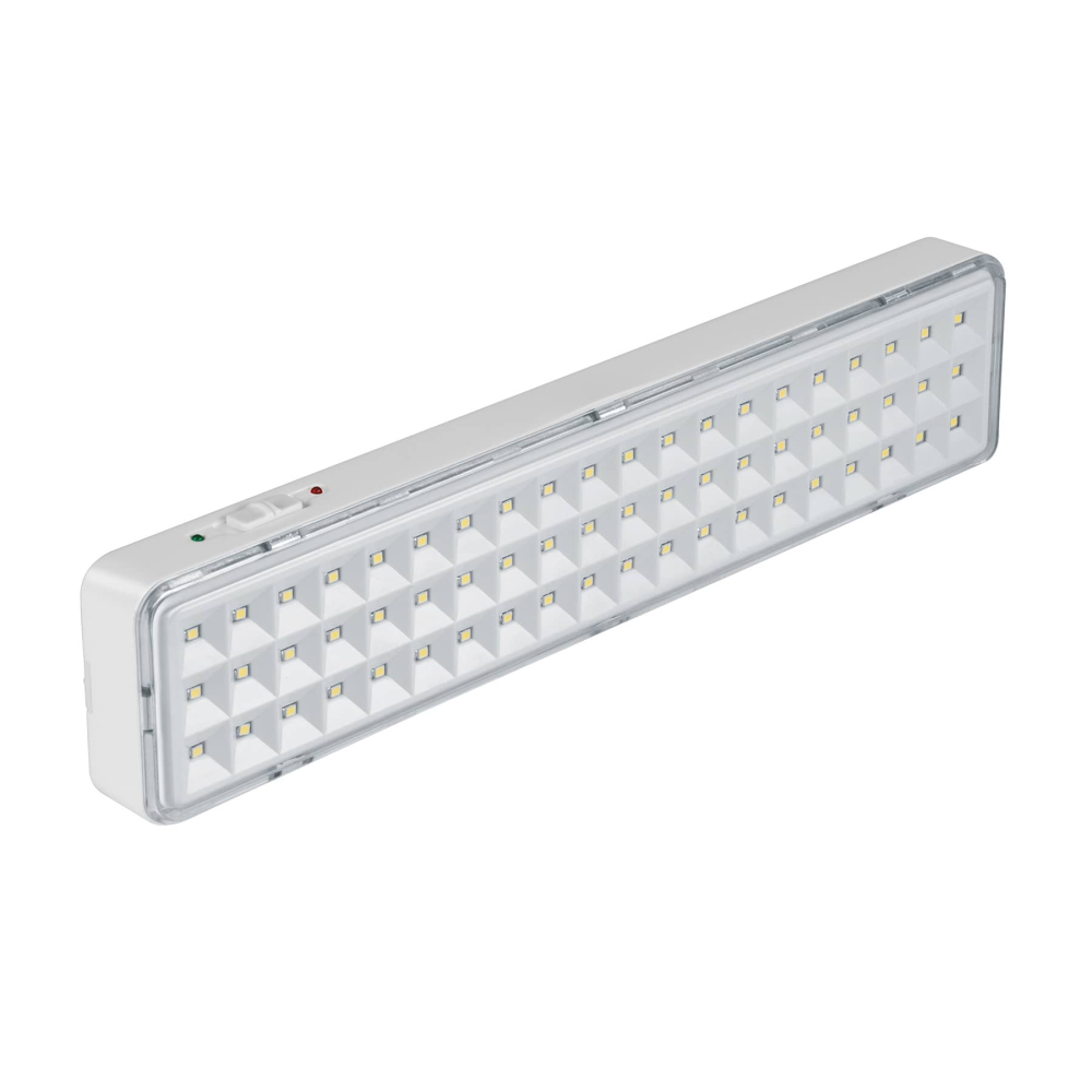Lámpara de emergencia, 60 LEDs, 300 lm, recargable, VOLTECK LAE-60