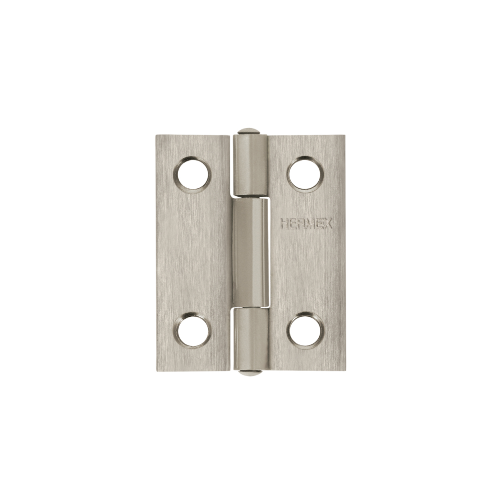 Bisagra rectangular 1-1/2' acero inoxidable, HERMEX BR-154