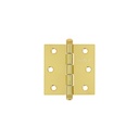 Bisagra cuadrada 2-1/2', latonado, cabeza redonda, HERMEX BC-251R