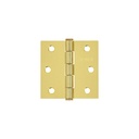 Bisagra cuadrada 2-1/2', latonado, cabeza plana, HERMEX BC-251P