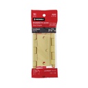 Bolsa c/2 bisagras cuadradas 3-1/2' latonado, cabeza redonda BC-351RB