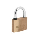 Candado de latón 50 mm gancho corto en blíster, HERMEX CL-50