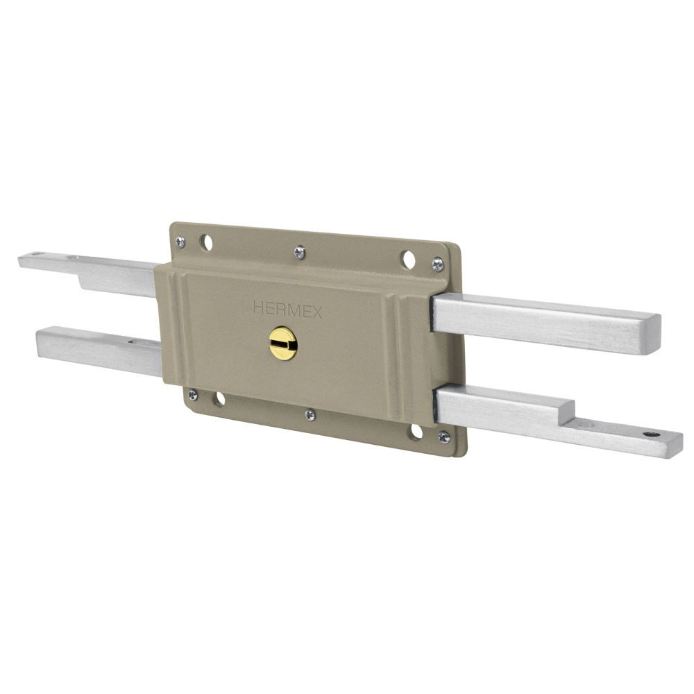 Cerradura de doble barra, doble cerrojo, HERMEX CB-32