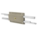 Cerradura doble barra, doble cerrojo, HERMEX CB-32