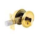 Cerrojo llave-mariposa latón brillante, llave puntos, HERMEX CERO-11