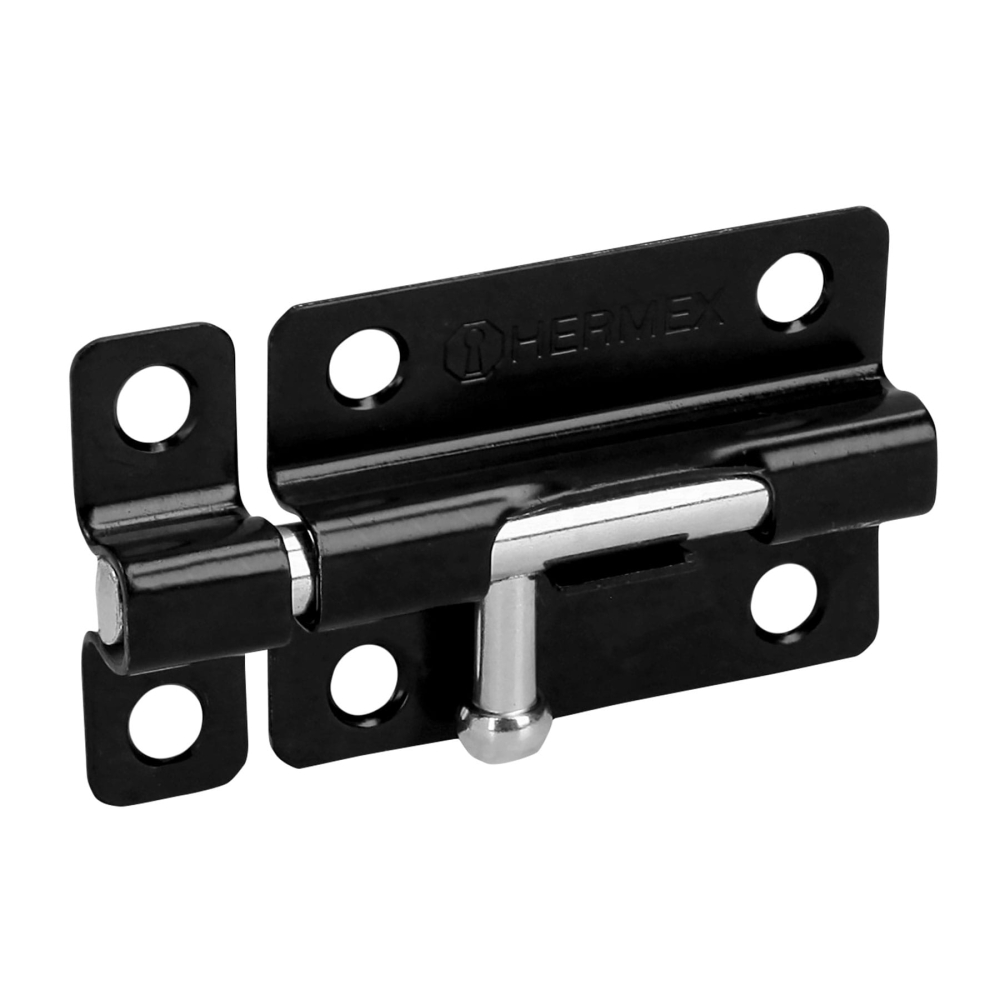 Pasador de barril 3' de acero acabado negro, HERMEX PAS-36