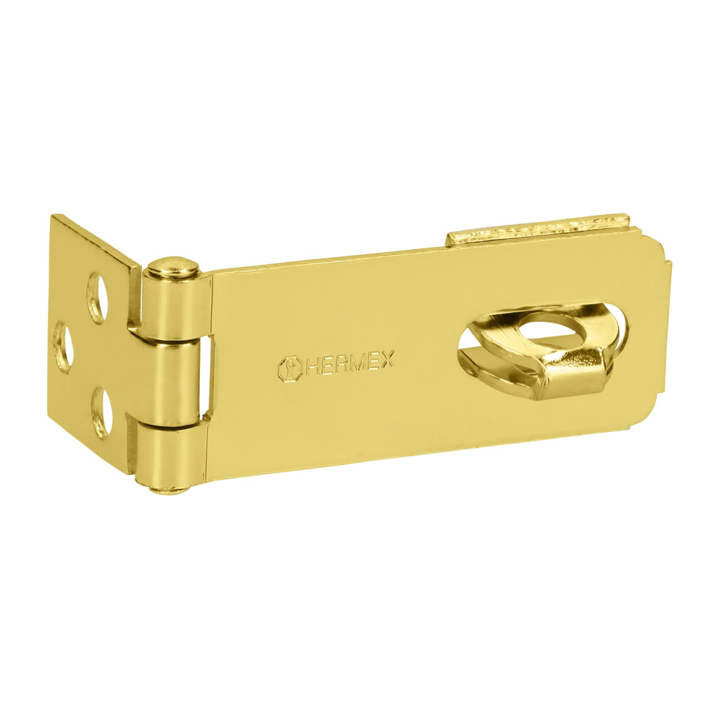 Portacandado de acero latonado 2-1/2', HERMEX POCL-250