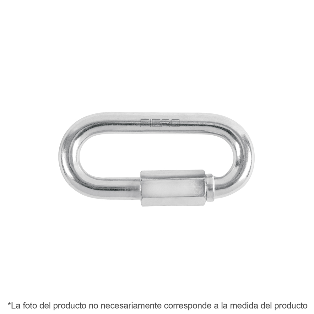 Bandola de acero de 3/8' con seguro, FIERO BSE-3/8