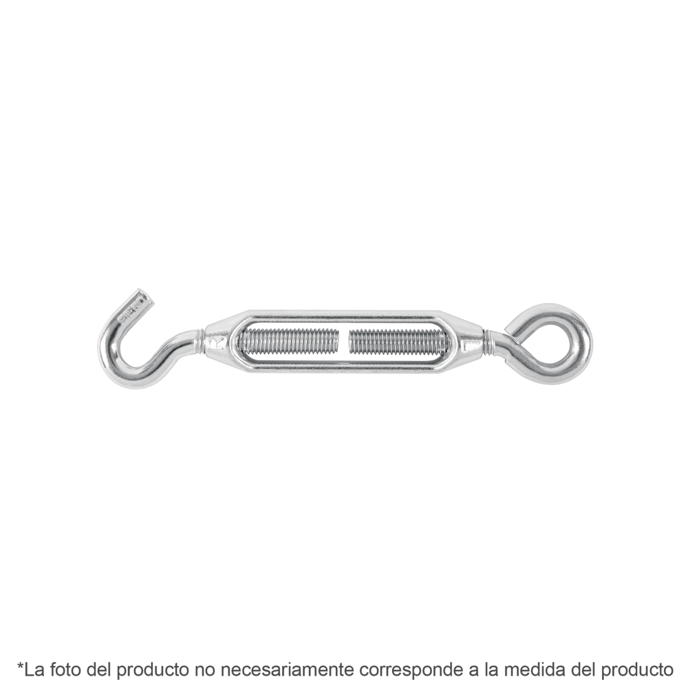Tensor zinc 1/4' ojo-gancho, FIERO TEN-1/4A