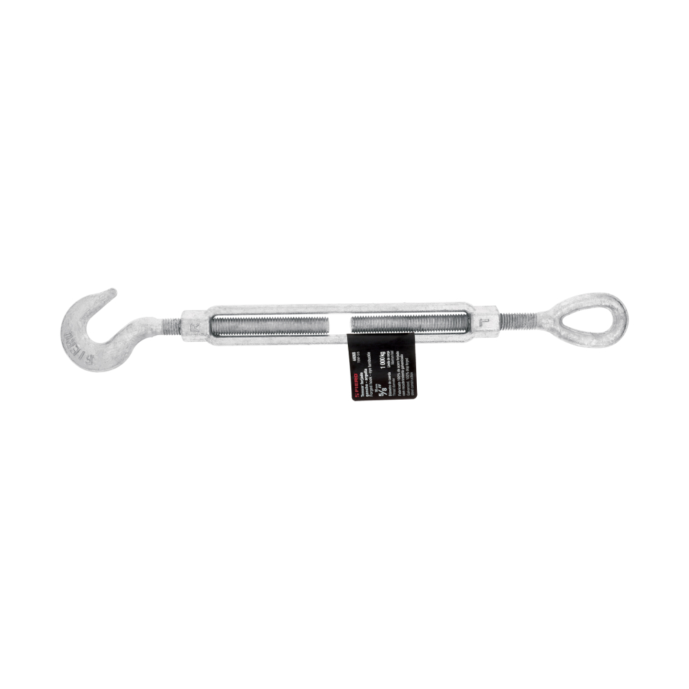 Tensor de acero forjado 5/8x9' ojo-gancho, galvanizado FIERO TENF-5/8