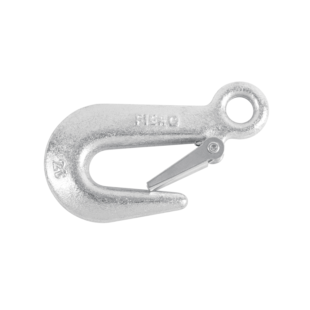 Gancho eslinga de acero forjado 5/8', carga 2000 kg, FIERO GANES-5/8XX