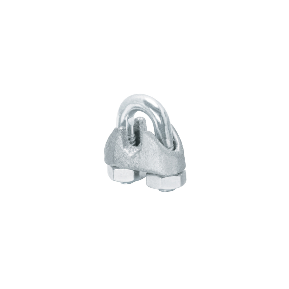 Blíster c/2 nudos (perros) de hierro p/cable de 3/16', FIERO NUDO-3/16