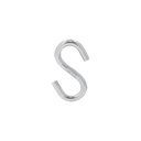 Gancho 'S' de 3/16' de acero para cable, FIERO GANS-3/16