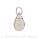 Garrucha para noria giratoria 1' sencilla niquelada, FIERO GANO-1