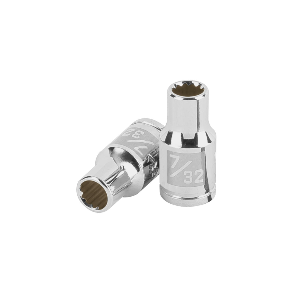 Dado de 7/32', 12 puntas, cuadro 1/4', Truper D-1407-B