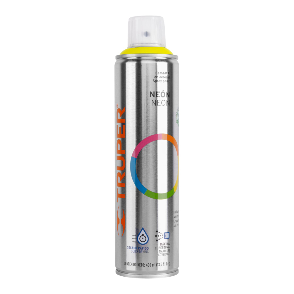 Pintura en aerosol, amarillo neón, bote esbelto, 400 ml PAF-AM