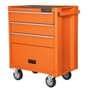 Gabinete metálico móvil, 4 cajones, capacidad 90 kg, TRUPER GAMO-4090